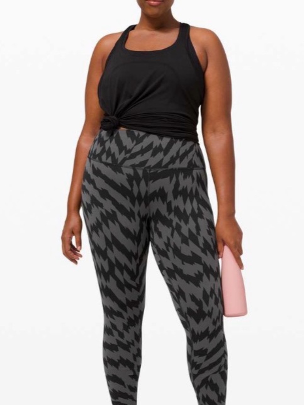 Lululemon Wunder Train High-Rise Tight 
Voltage Graphite Grey Black